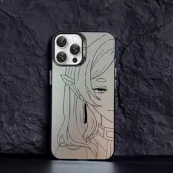Japan Anime Frieren Matte Shockproof Phone Case - Anti - Fall Cover - iPhone 14 Plus (Z1)