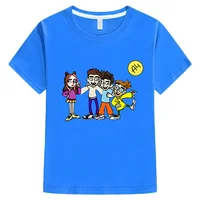 Влад Бумага А4 Children T Shirts  A4 Merch Casual Short sleeve Tops y2k boys girls clothes kids clothes Anime A4 Vlad T-shirt 2