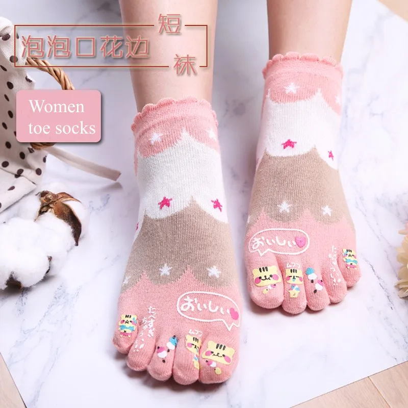 Funny Socks Women Fingers Toe Socks Women Funny Ankle Socks Women
