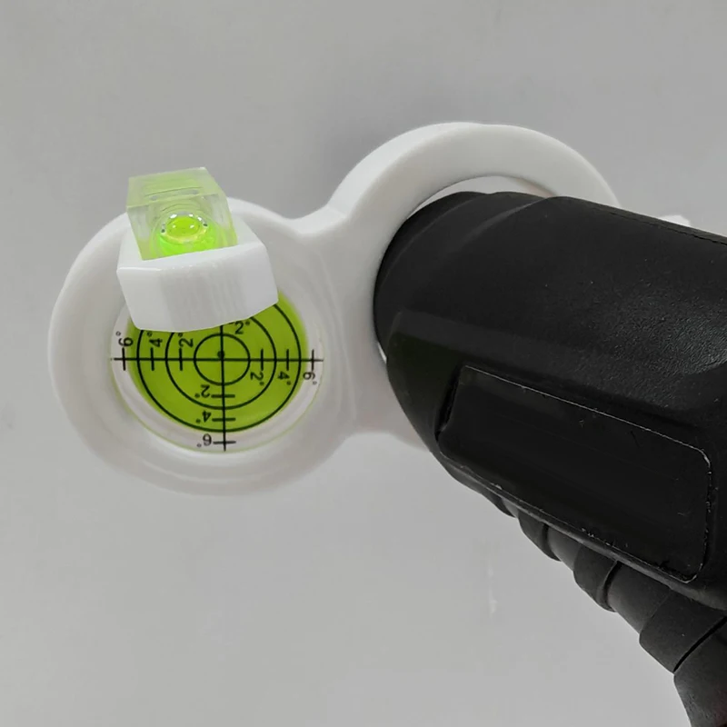 Small Circular Bubble Level Precision Portable Drill Level Round Measuring Layout Tool For Workshop White Mini Spirit Level Accs