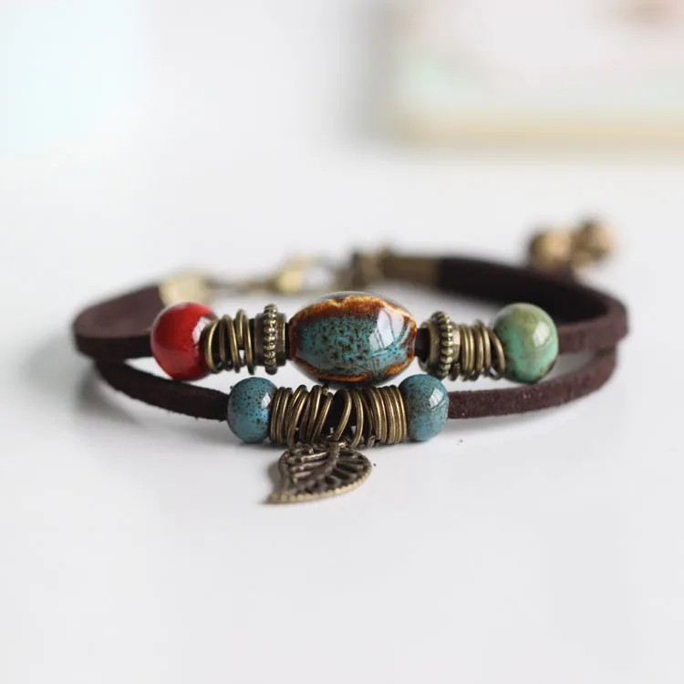 Ceramic Bracelet High Temperature Glaze Ceramic Handmade Trinkets Women's Fashion Bracelets