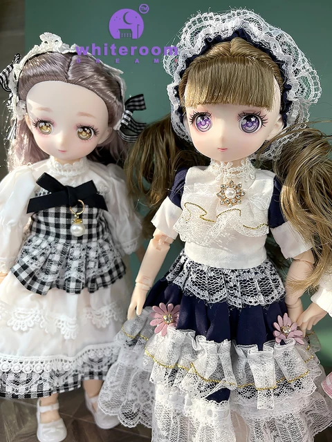 Adollya 1/6 BJD Bonecas 21 Articulações Móveis 30 Centímetros Com Roupas 12  Polegada Boneca Anime Olhos Conjunto Completo Kawaii Brinquedos Para As