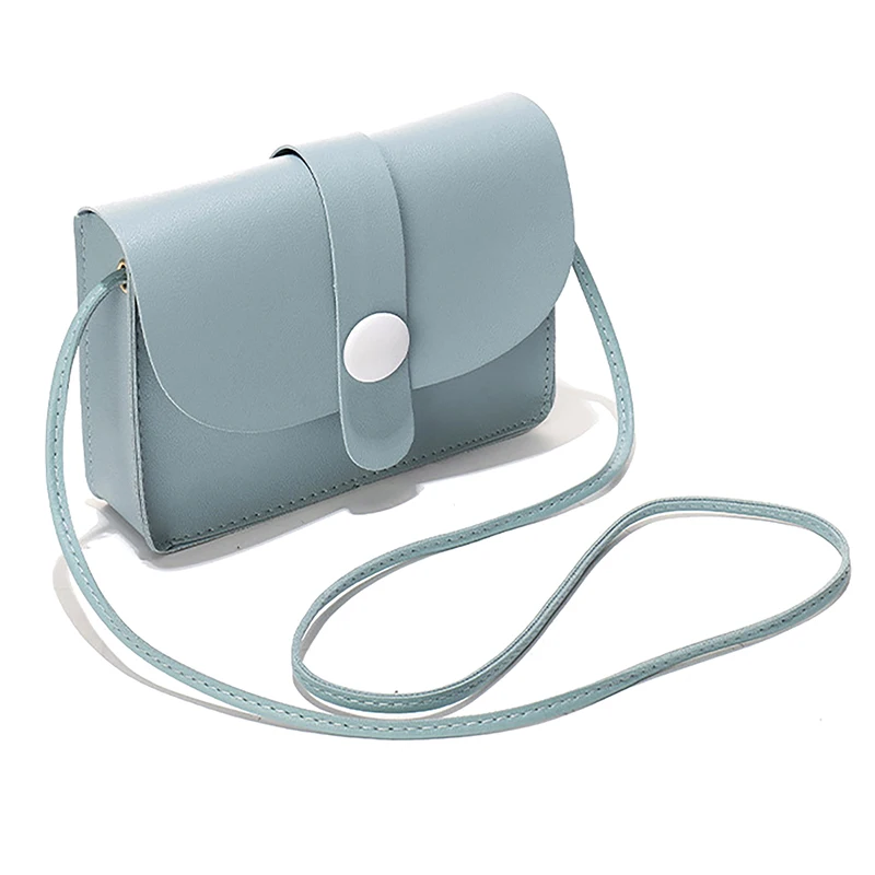 Fashion PU Leather Crossbody Bag For Women 2023 Solid Color Shoulder Messenger Bag Lady Pendant Pearl Travel Small Handbag