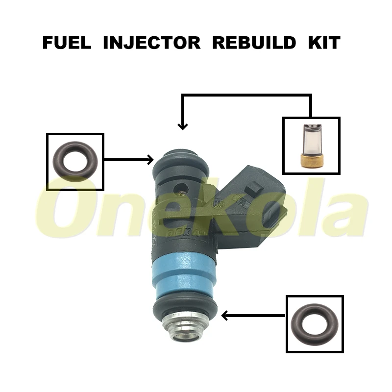 

Fuel Injector Service Repair Kit Filters Orings Seals Grommets for H132254 For Renault Clio Megane Scenic Modus