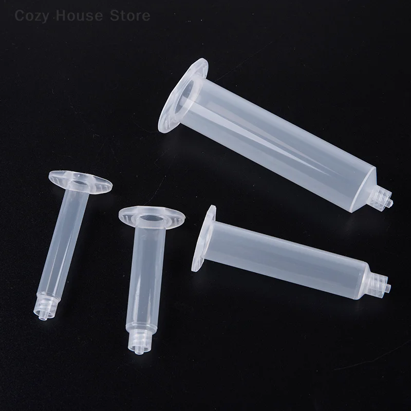 5pc 10/55cc Glue Dispensing Syringe Barrel Set Glue Adhesive Dispenser Industrial Syringe Tube With Stopper