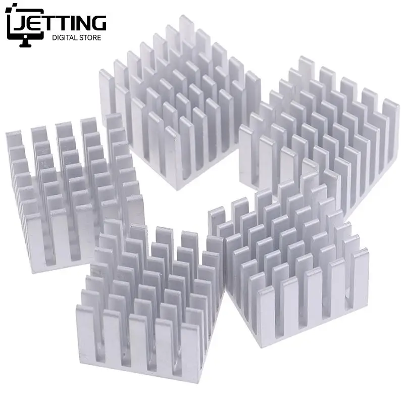 Acessórios de Resfriamento 20x20x10 mm Peças Faça Você Mesmo Dissipador de Calor Chip Gpu Dissipador de Calor de Alumínio - Imagem 2