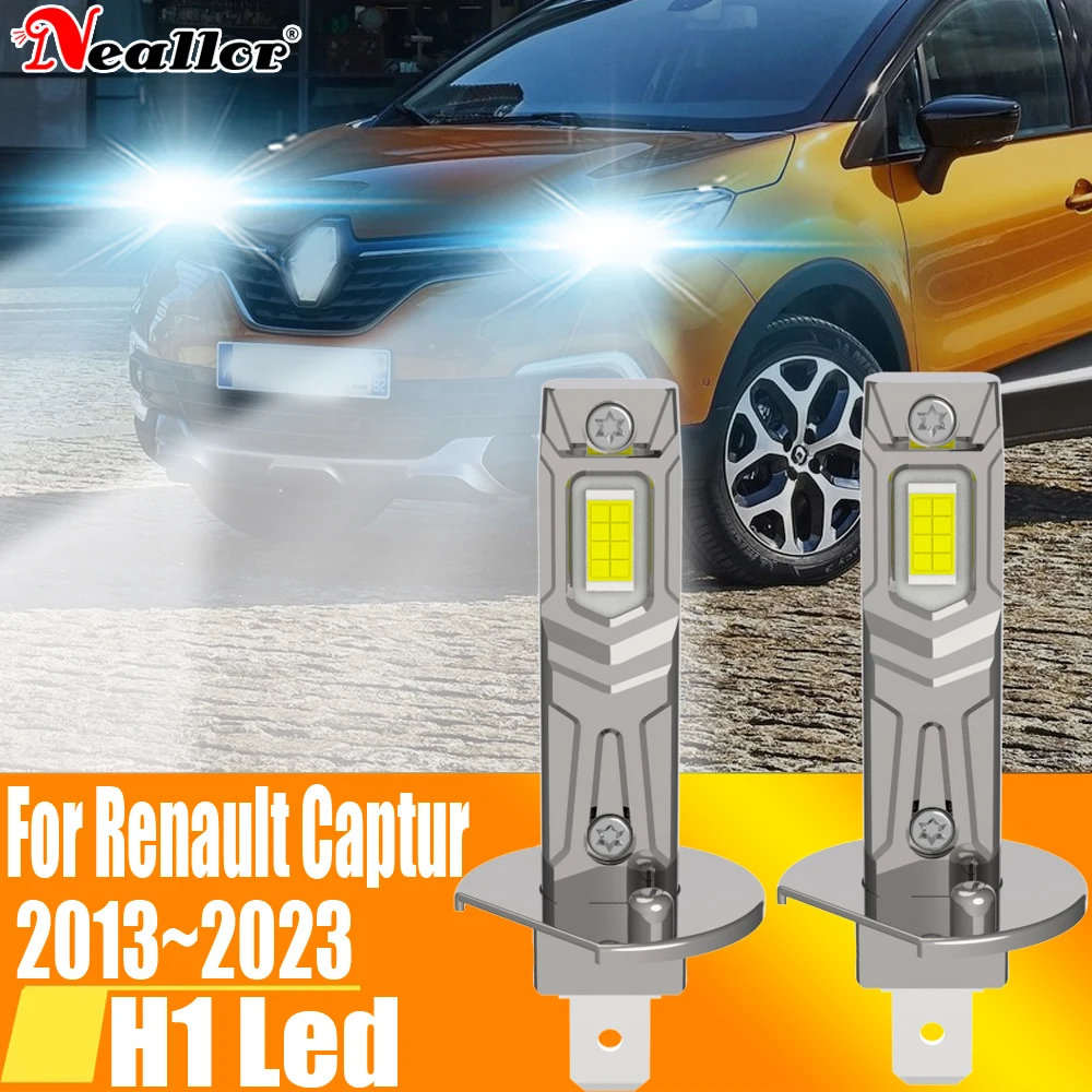 H1 Led Light Canbus Bulb Car Headlight High Power Auto Fog Diode Moto Driving Running Lamp 12V 55W Per Renault Captur 2013 ~ 2023