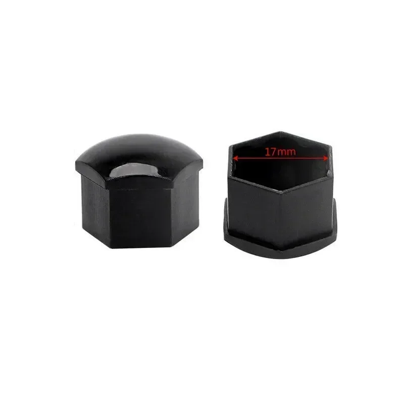 20pcs Nut Cap Gloss Black Alloy Wheel Nut Bolt Covers Cap Universal Set For Any Car ABS Plastic 22mm X 18mm Wear Parts wheel lug nut cover