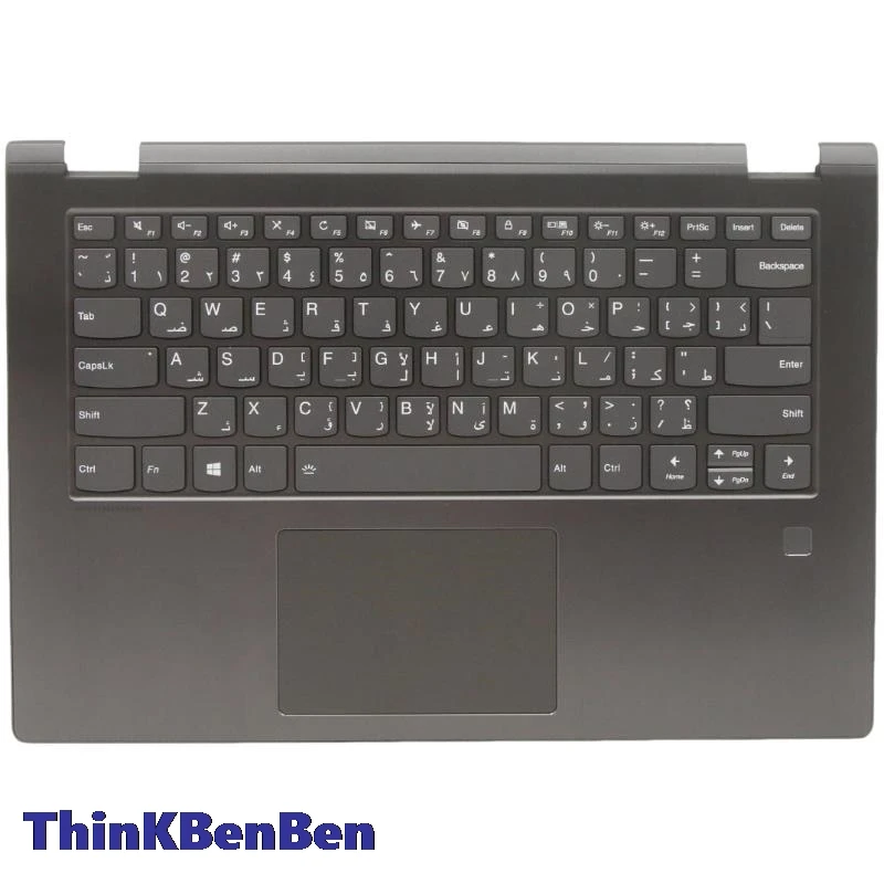 

ARA арабская клавиатура железная серая верхняя крышка для рук корпус для Lenovo Flex 6 14 YOGA 530 14IKB 14ARR 5CB0R08638