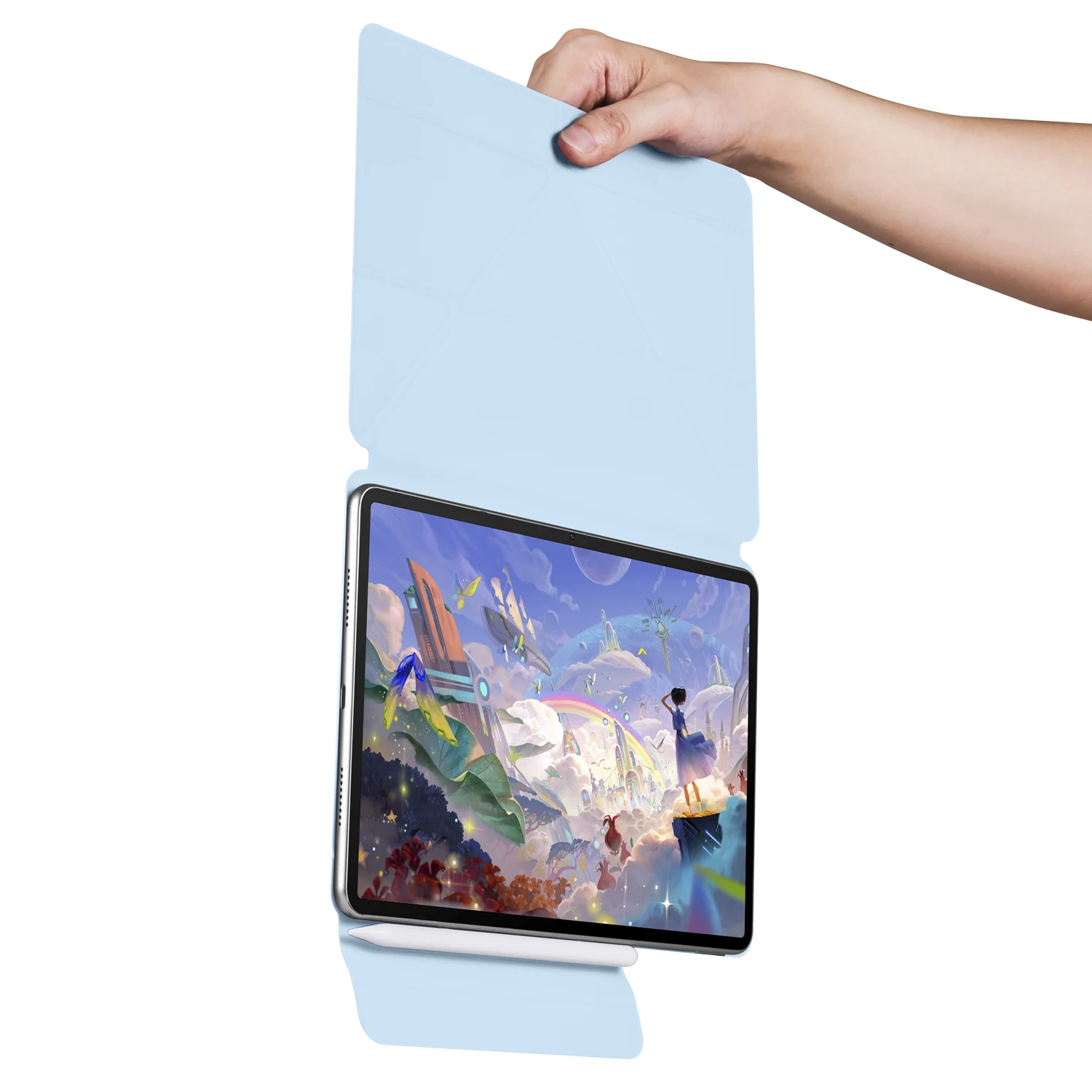 Foldable Magnetic Smart Tablet Case with Stand