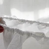 100% Linen Fitted Bed Sheet with Elastic Band Solid Color Anti-slip Adjustable Mattress Cover for Single Double King Queen Bed 6