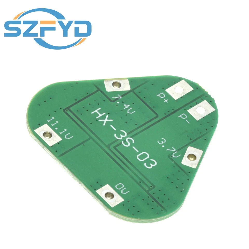 3S 12V 18650 Lithium Battery Protection Board 11.1V 12.6V Overcharge Over-discharge Protect 8A 3 Cell Pack Li-ion BMS PCM PCB