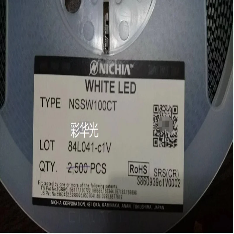 SMD LED 세라믹 고전력 슈퍼 브라이트 화이트, NSSW100CT, 오리지널 재고, 10PCs/3020