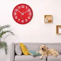 Kitchen Wall Clock High-precision 12-inch Wall Clock Battery Operated Easy-to-read Silent Non-ticking Quartz Timepiece for Home 2