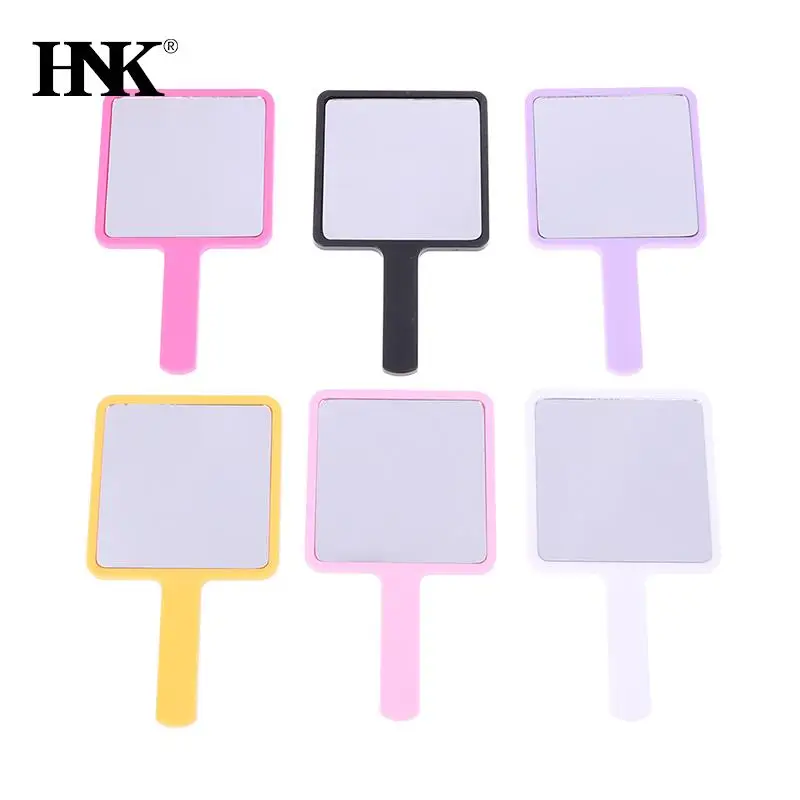 손잡이 달린 속눈썹 익스텐션 메이크업 거울, 스퀘어 메이크업, 화장대 거울, 스파 살롱 컴팩트 거울