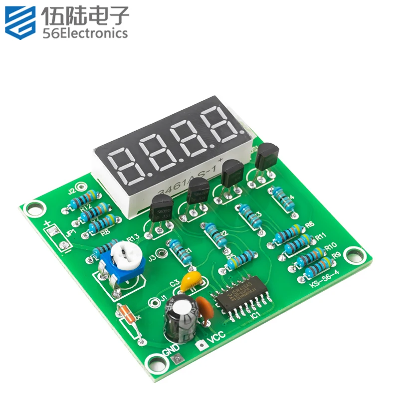 4-bit Digital Thermometer Electronic DIY Kit Welding Assembly Spare Parts for Teaching or Traning electronic kit