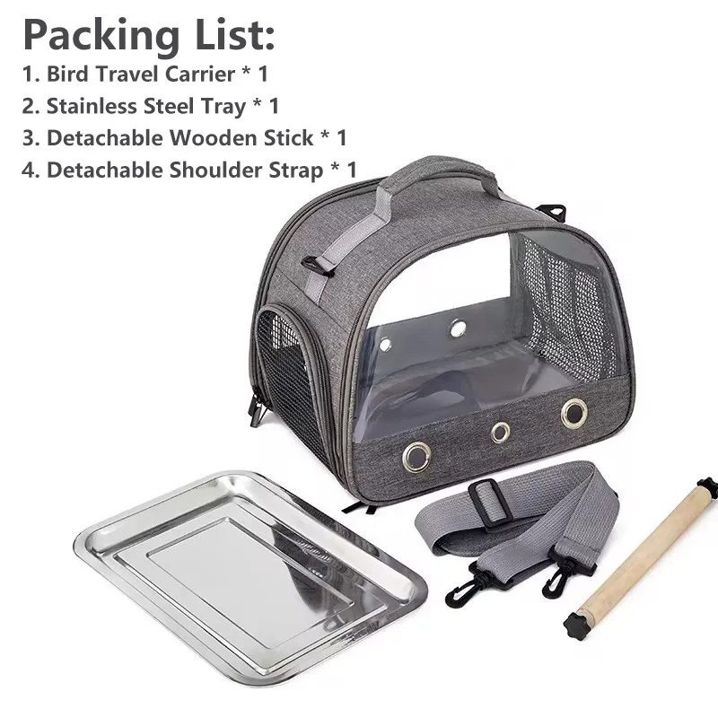 Portable Bird Travel Carrier 5