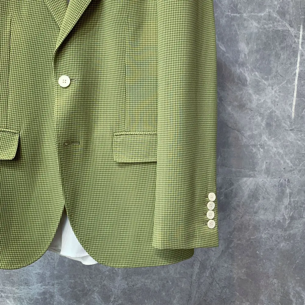 Description Picture 5 of itemSingle row two button large pocket suit men's casual slim fit suit men's jacket  mens blazer jacket  suit for men