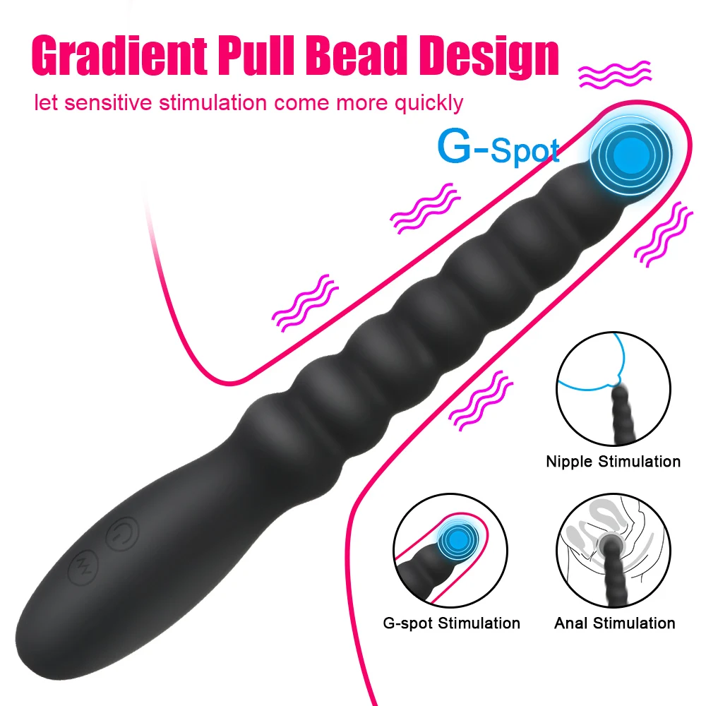 10 Speed Dual Motor Vibrator Butt Plug Silicone Anal Dildo Vibrating Anal Bead G Spot Massage Sex Toys For Women Men Couples female sex toys anal plug vibrator vibrator sex toy dildo sex toys