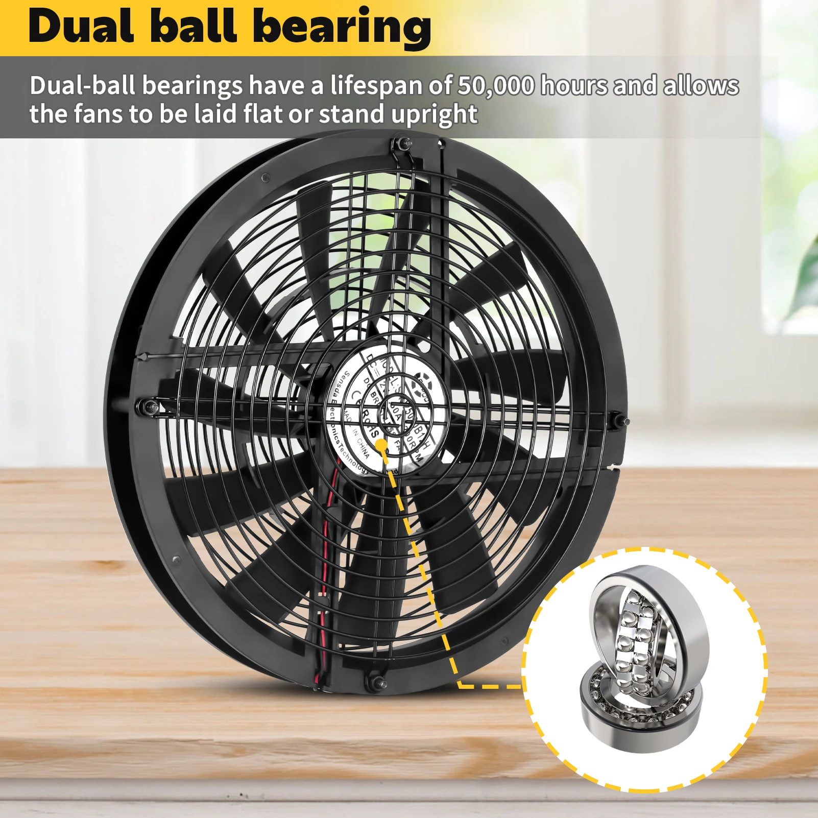 Ventilador de Refrigeração 12v 250x30 mm com ac 110v 115v 220v 230v Controlador de Velocidade do Cabo de Alimentação Crescer Tenda Planta Ajustável 250 mm 25cm dc - Imagem 3