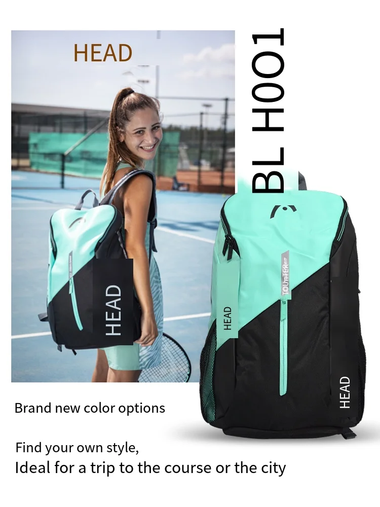 original tennis racket bag tennis Backpack sport accessories men women Sports backpack PRO athletic bag head TourTeam