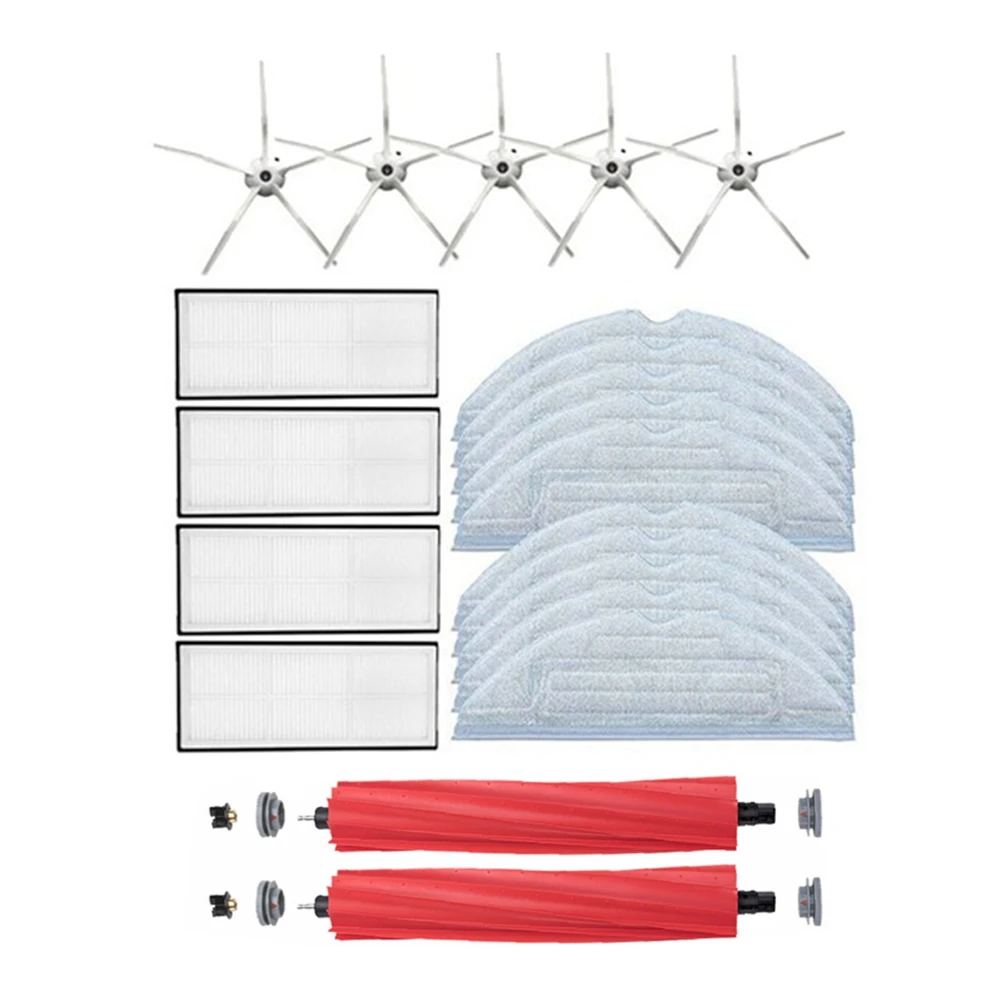 Promotion Main Brush Side Hepa Filter Mop Cloth Accessories for Xiaomi Roborock S7 T7S PLUS Vacuum Cleaner Spare Parts |