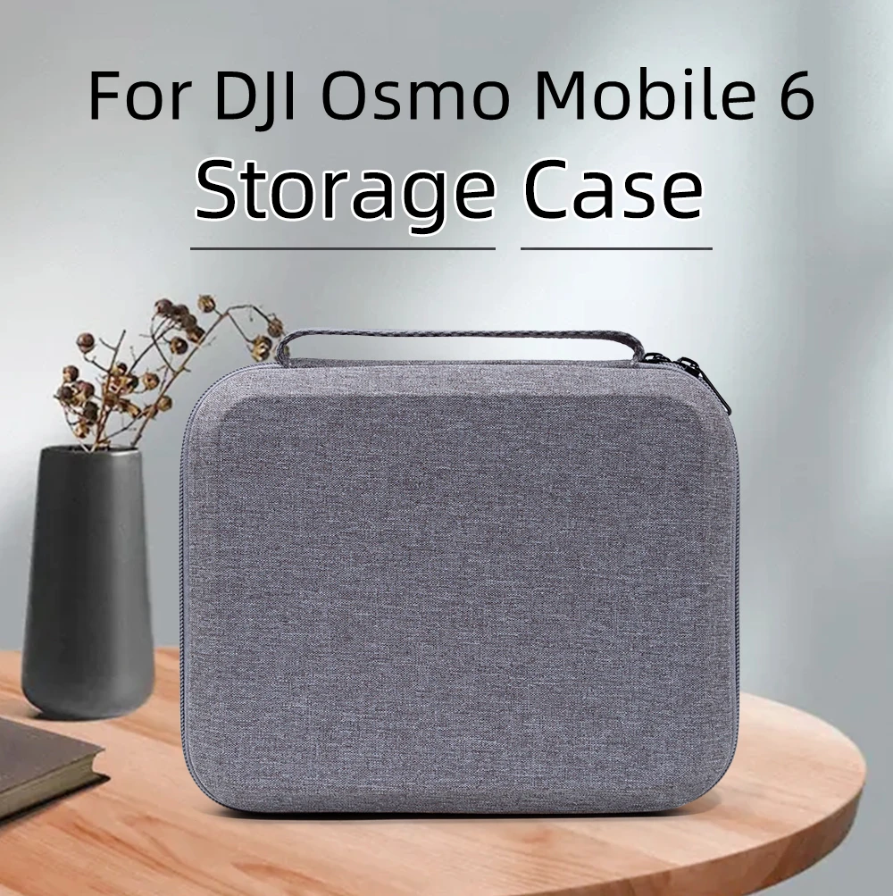Per Dji Osmo Mobile 6 Palmare Cellulare Stabilizzatore Cardanico Borsa Portaoggetti Borsa Grigia