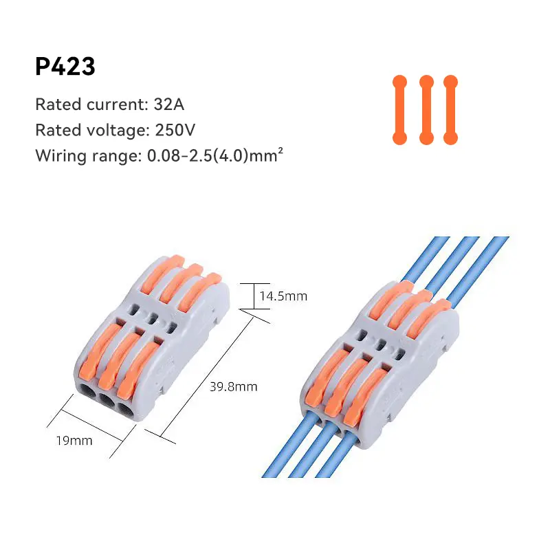 1/5/10 PCS 1 in Multiple Out Fast Electrical Connectors Universal Compact Splitter Wiring Cable Connector Push-in Terminal Block - Image 19