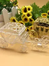  Cute Carriage Shape Candy Chocolate Box Baby Shower Birthday Wedding Party Favor 