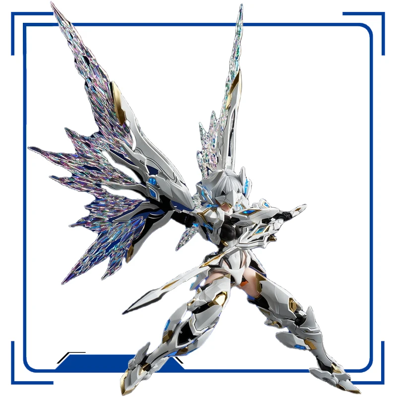 

Animester 1/12 Mobile Suit Girl Nuclear Gold Reconstruction White Dragon Knight Galahad Assembly Model Action Toy Figures Gifts
