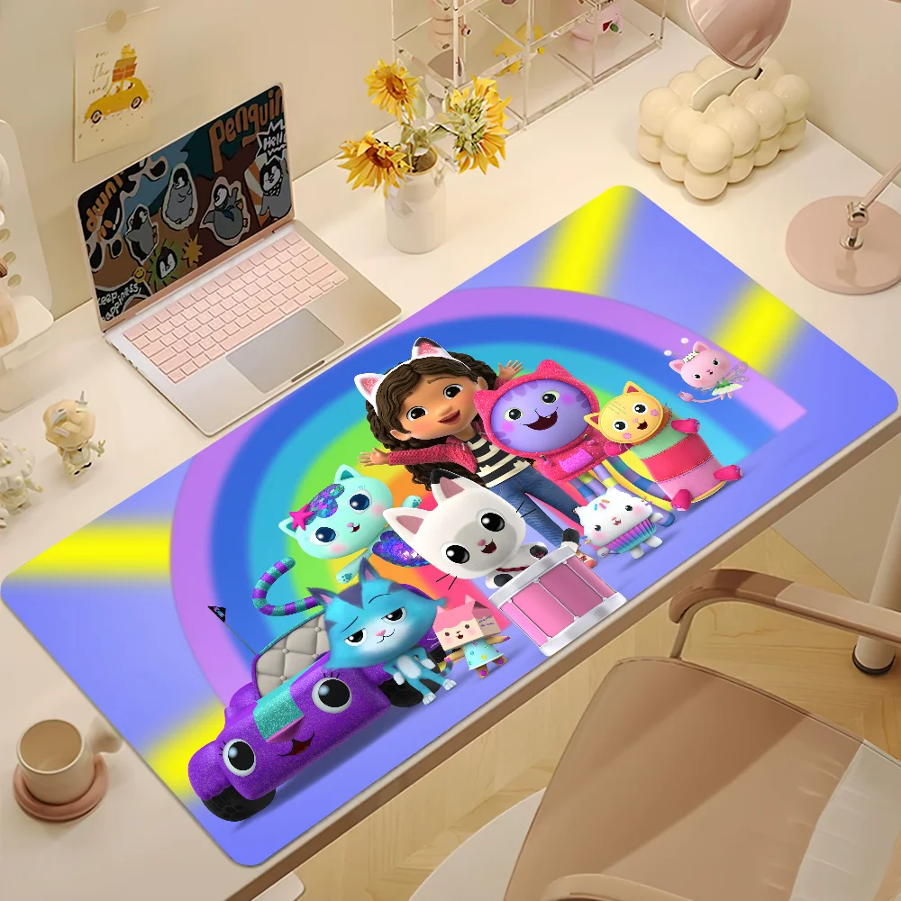 Cartoon G-Gabbys D-Dollhouse Cute Mouse Pad Gaming Accessories Protector Office Laptop Gamer Cabinet Non Slip 6