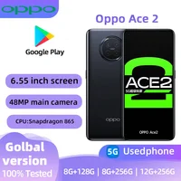Oppo Ace 2 5g SmartPhone Qualcomm Snapdragon 865 Android 10.0 6.55" 90HZ 12GB+256GB 48.0MP 65W Super VOOC Original used phone