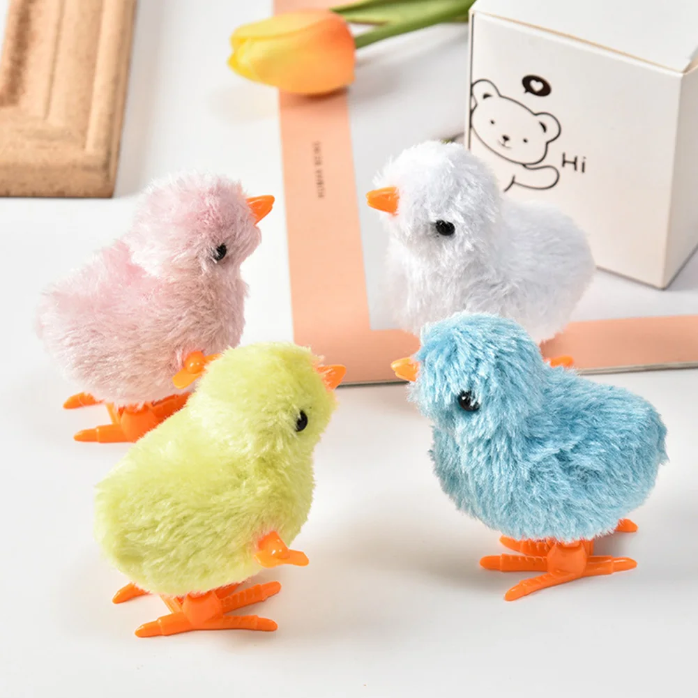 Jumping Chick Wind Up Toys Funny Pet Interactive Gifts Wind-up Hopping Jumping Chicken Clockwork Walking Children for Boys Girls