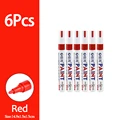 6pcs red
