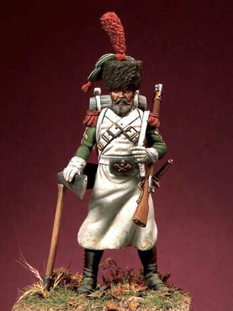 Neuer unmontierter 1/32 54 mm alter Ritterständer (mit Sockel), unbemalter Modellbausatz aus Kunstharz