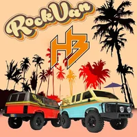 HOBBY PLUS CR18P 4WD 2.4GHz 1/18 RTR Version ROCK VAN RC Remote Control Rock Truck with Lights Linked Turn Signals Electric Toy 1