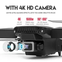 2025 nuevo E88 Pro WIFI FPV Drone gran angular HD 4K 1080P altura de la cámara retención plegable Quadcopter RC helicóptero juguete para regalo - Imagen 3