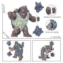 Mythical Marine Creature Warrior Action Figure Set - PVC Toy Collection (Sea Turtle Monster)