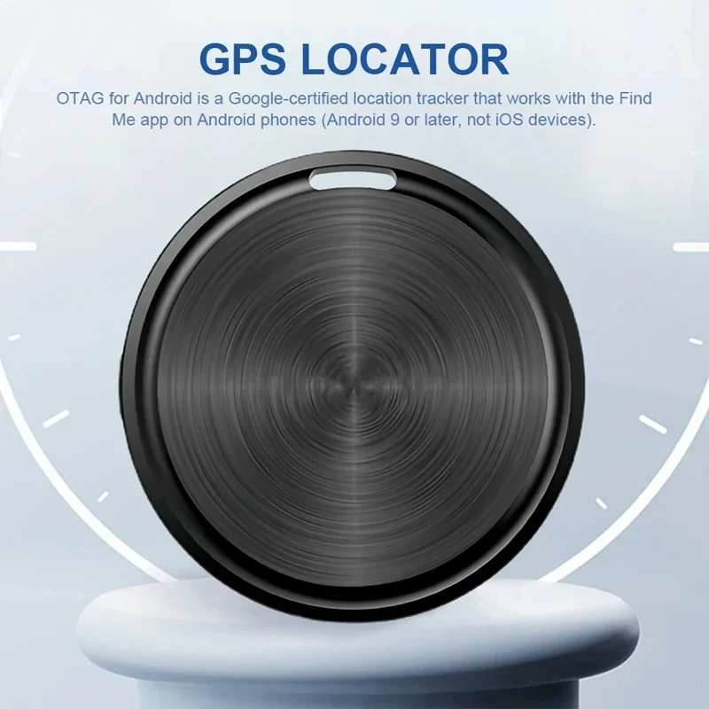 Smart Bluetooth Tracker for Keys, Wallets, Bags, and Pet Locator with Google Find My Device Integration