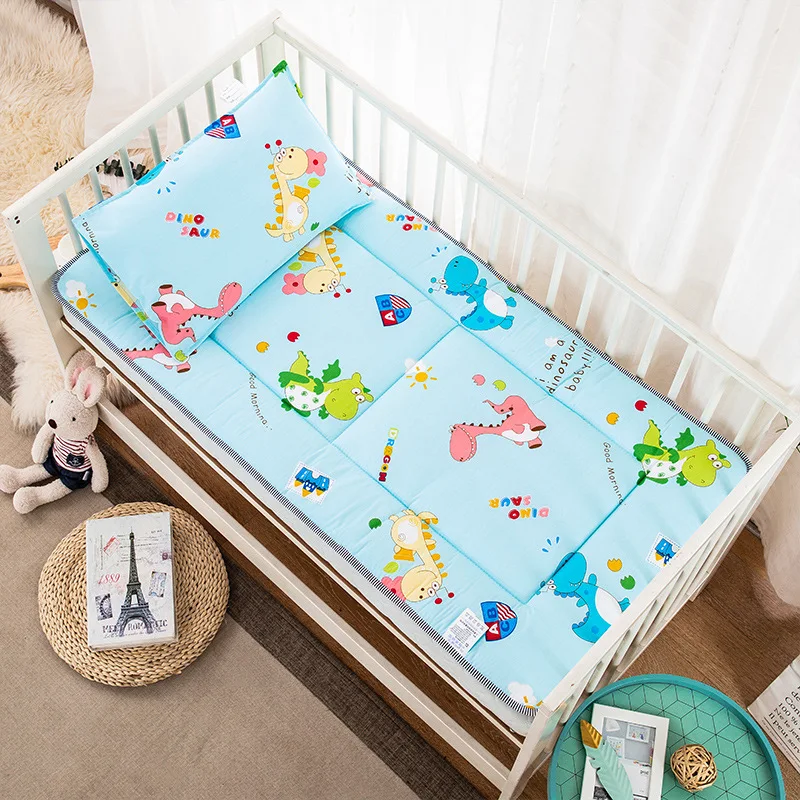 Children Bed Mattress Baby Crib Mat Newborn Toddler Cotton Soft Crib