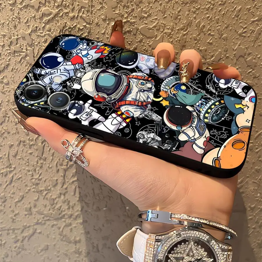 Cartoon Astronaut Phone Cover Case