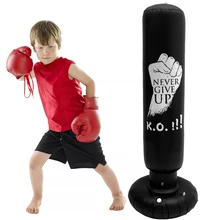 

160cm Inflatable Boxing Bag Punching Fitness Exercise Training Boxing Sack Adult Children Gym Kids Boxing Training Target