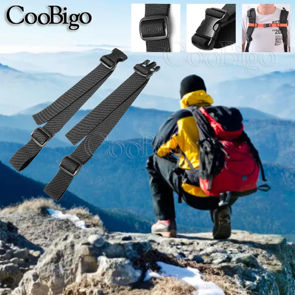 Tactical Buckle Dual Release Buckle Whistle Chest Harness Strap 1Pcs