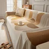 Nordic Tassel Throw Blanket Four Season Sofa Cover Dust Anti-cat Scratch Protection Cover Sofa Blanket Carpet Travel Rug Tassels 1