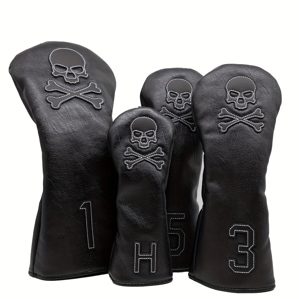 Description Picture 2 of itemFashionable Skull Pattern Golf Club Headcover, For No. 1 No. 3 No. 5 No. H Club