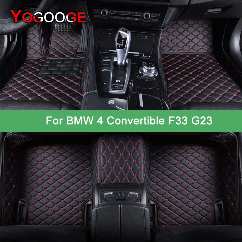

Автомобильные коврики YOGOOGE, под заказ, для BMW 4 Convertible F33 G23 2013-2023, автомобильные коврики, Аксессуары для ног