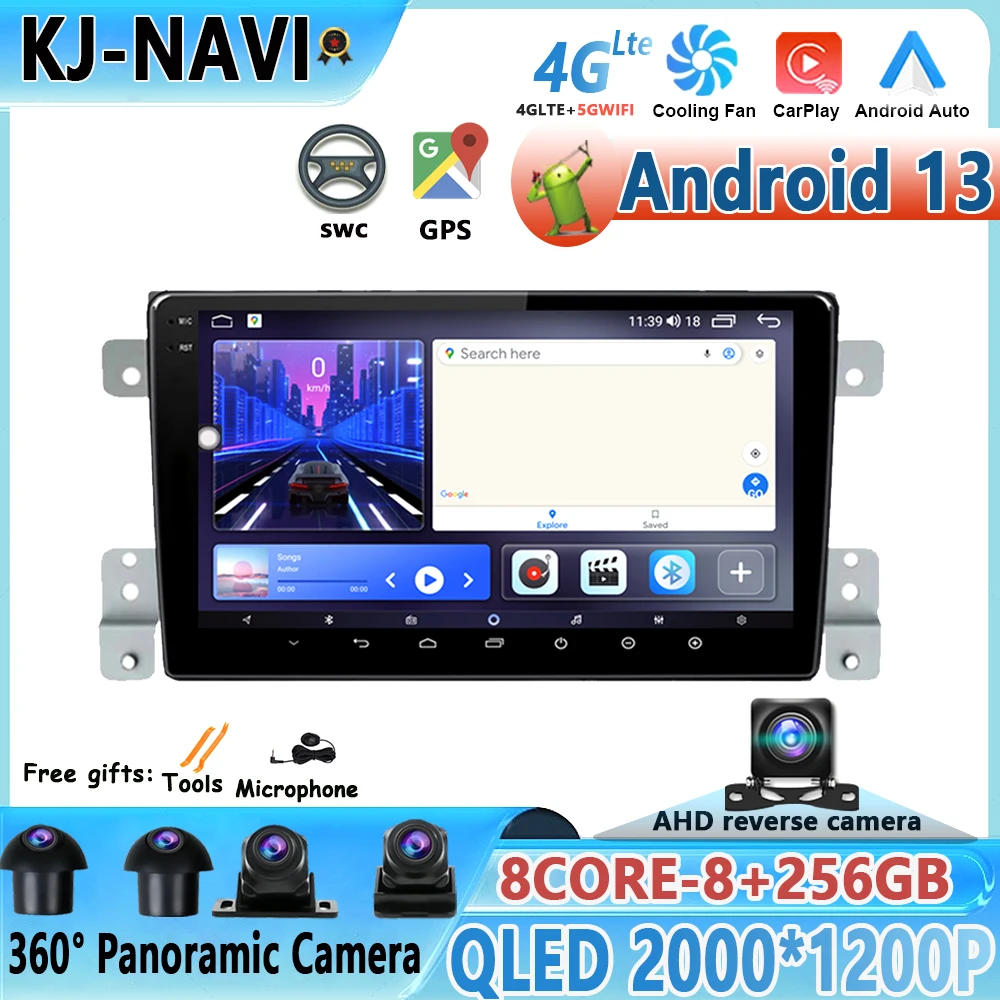 

Android 13 DSP For Suzuki Grand Vitara 3 2005 - 2015 Car Radio Multimedia Video Player Navigation GPS BT WIFI Stereo 4G Lte