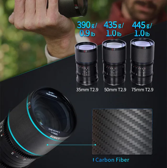 naka】SIRUI Saturn アナモラフィック35/50/75mm naka】SIRUI Saturn