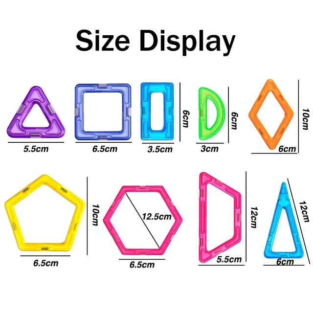 Magnets Toys for Kids Big Size Plus Magnetic Blocks for Children Designer Constructor Set Toys for Boys Building Blocks 5