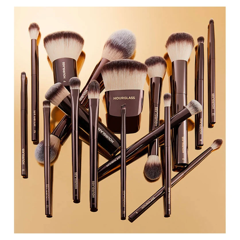 Hourglass Makeup Brushes Powder Foundation Contour Cream Blush Bronzer Make Up Brush Eyeshadow liner Smudge Brush Single branch 2